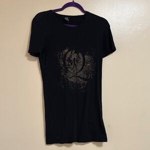 McQ by Alexander McQueen Black Graphic Tee